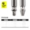 Segomo Tools 4 Piece HSS 4341 Screw Extractor Set w/Hardness 63-65 M08023 - alternate 2